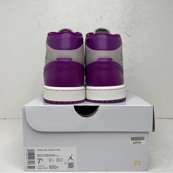 Nike Air Jordan 1 Retro Mid WMNS “Amethyst” 2022 - Picture 4 of 4
